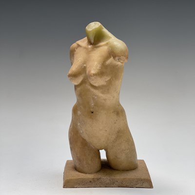 Lot 1052 - Alec WILES (1924) Female Torso Resin sculpture...