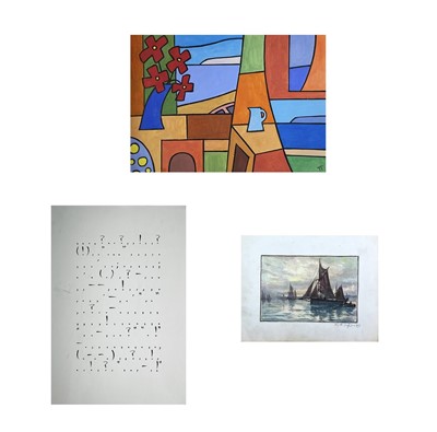 Lot 298 - William F. PIPER (XX) A small marine...