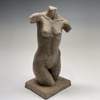 Lot 1060 - Alec WILES (1924) Female Torso Resin sculpture...