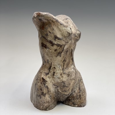 Lot 1061 - Alec WILES (1924) Female Torso Plaster...