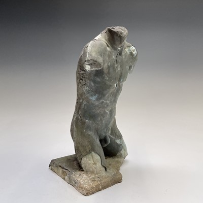 Lot 1065 - Alec WILES (1924) Males Torso Plaster and...