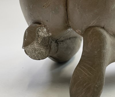 Lot 1071 - Alec WILES (1924) Kneeling Nude Ciment fondu...