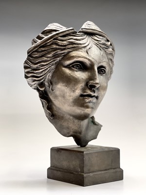 Lot 1081 - Alec WILES (1924) Aphrodite Bronzed resin mask...