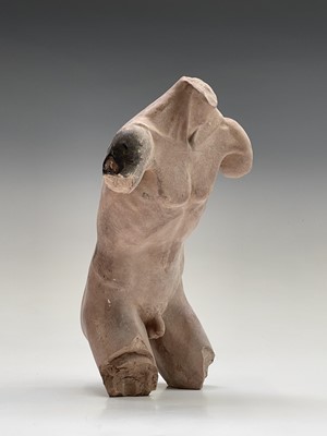 Lot 1090 - Alec WILES (1924) Male Torso Height 26cm