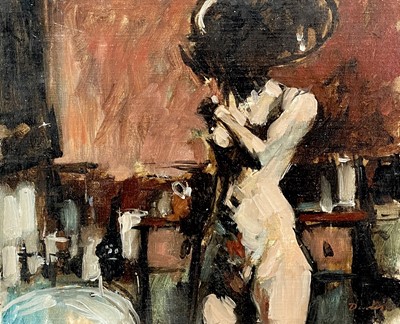 Lot 381 - Neil DAVIES (XX) After the Bath Oil on board...