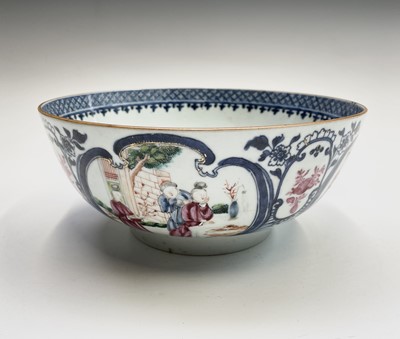 Lot 35 - A Chinese porcelain famille rose bowl,...