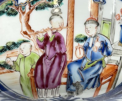 Lot 35 - A Chinese porcelain famille rose bowl,...