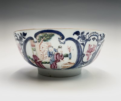 Lot 35 - A Chinese porcelain famille rose bowl,...