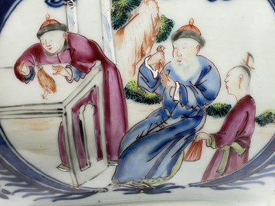 Lot 35 - A Chinese porcelain famille rose bowl,...