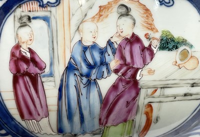 Lot 35 - A Chinese porcelain famille rose bowl,...