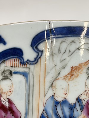 Lot 35 - A Chinese porcelain famille rose bowl,...