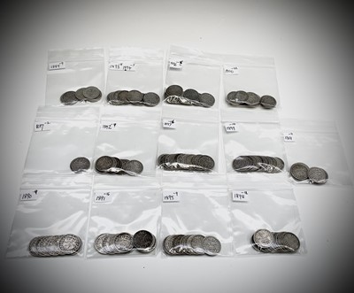 Lot 26A - Great Britain Silver 3d Queen Victoria Jubilee...