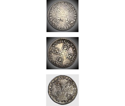 Lot 28A - Great Britain Silver 6d William III (x3)...