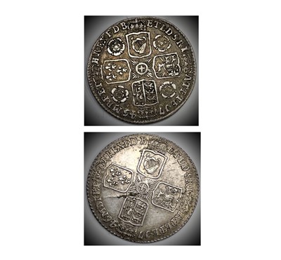 Lot 28E - Great Britain Silver 6d George II. Comprising:...