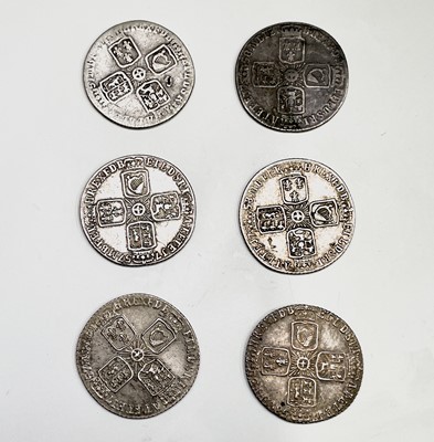 Lot 28F - Great Britain Silver 6d George II. Comprising:...