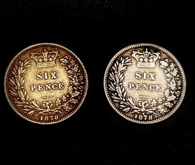 Lot 28S - Great Britain Silver 6d Queen Victoria -...