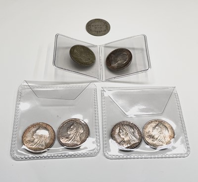 Lot 28X - Great Britain Silver 6d Queen Victoria -...