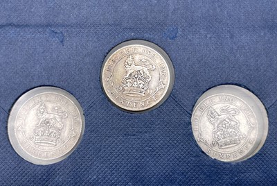Lot 29A - Great Britain Silver 6d King George V Pre 1920...