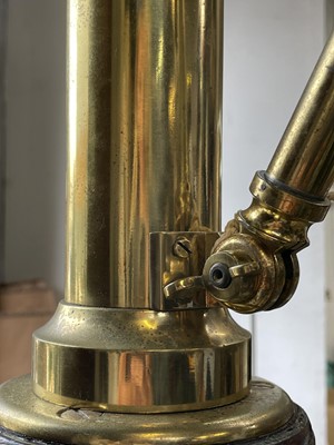 Lot 94 - A Victorian 3-inch refracting brass telescope,...