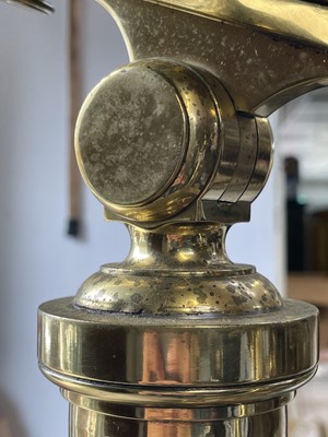 Lot 94 - A Victorian 3-inch refracting brass telescope,...