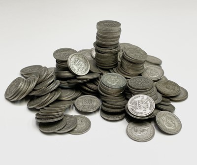 Lot 29J - Great Britain Silver 6d King George VI 1937 -...