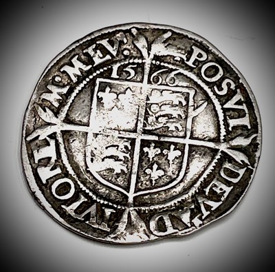 Lot 30H - Elizabeth I, Sixpence 1566 F