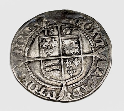 Lot 30J - Elizabeth I, Sixpence 1567 F