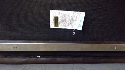 Lot 3041 - A contemporary leather and chrome open...