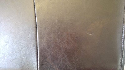 Lot 3041 - A contemporary leather and chrome open...