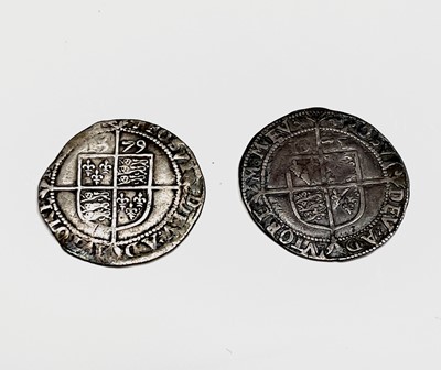 Lot 30U - Elizabeth I, Sixpences x 2. 1578 F, quite good...