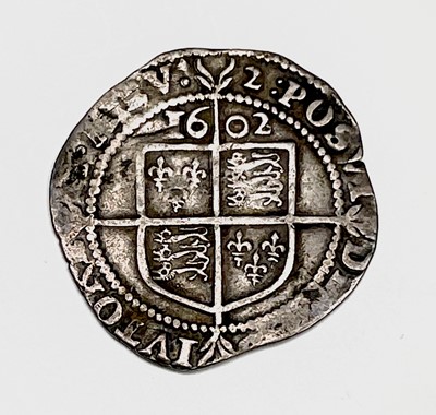 Lot 31B - Elizabeth I, Sixpence 1602. F+, nice detail,...