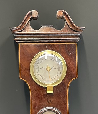 Lot 2922 - A George III mahogany and boxwood strung wheel...
