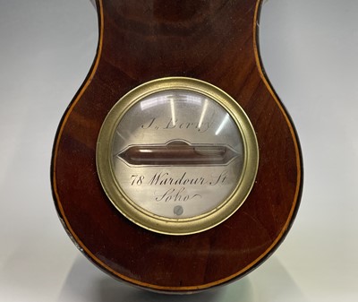 Lot 2922 - A George III mahogany and boxwood strung wheel...