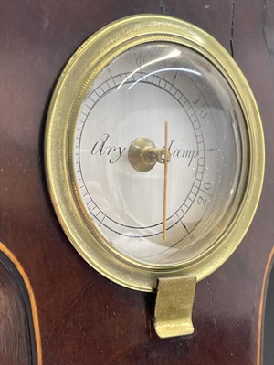 Lot 2922 - A George III mahogany and boxwood strung wheel...