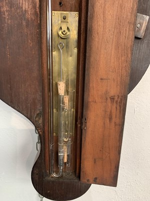 Lot 2922 - A George III mahogany and boxwood strung wheel...