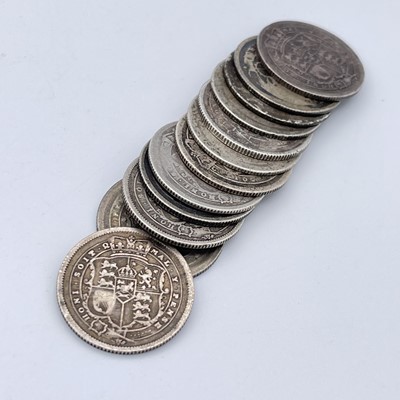 Lot 32K - Great Britain 1/- George III 1816-1820 era...