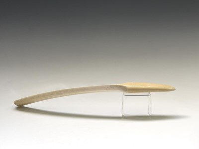 Lot 134 - A Chinese ivory paper knife, 19th century,...