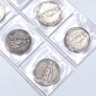 Lot 34E - Great Britain King Edward VII 2/- coins...