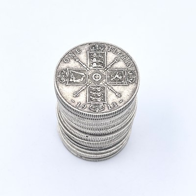Lot 34J - Great Britain King George V 2/- 1911-19 period...