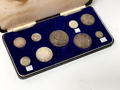 Lot 39 - Queen Victoria 1887 Silver Set A made up set...