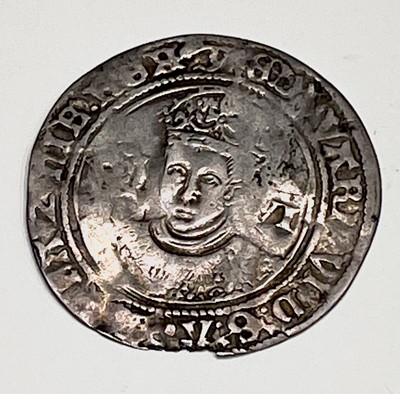 Lot 41P - Edward VI 6d 1551-53 mm.y - creased.
