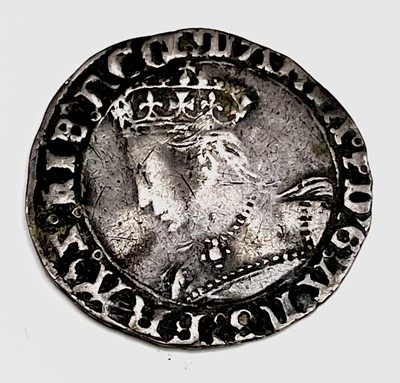 Lot 41Q - Mary 1553-54 Groat - slight crease.