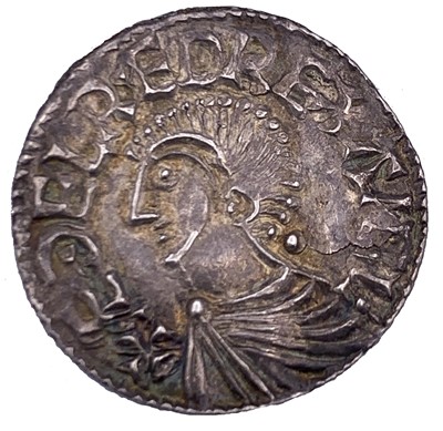 Lot 41A - Aethelred II 978-1016 Long cross 1d, moneyer...