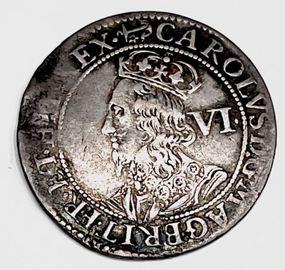 Lot 42J - Charles I 6d Second Milled Issue 1638-9, mm...