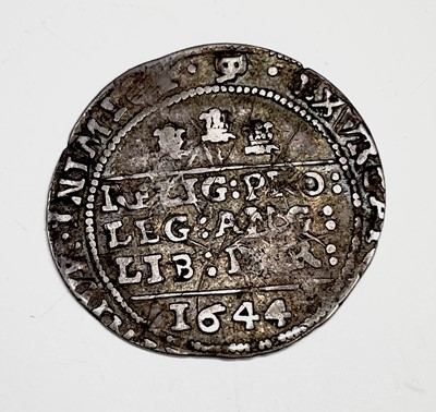 Lot 42K - Charles I 6d Bristol Mint, Plumelet before...
