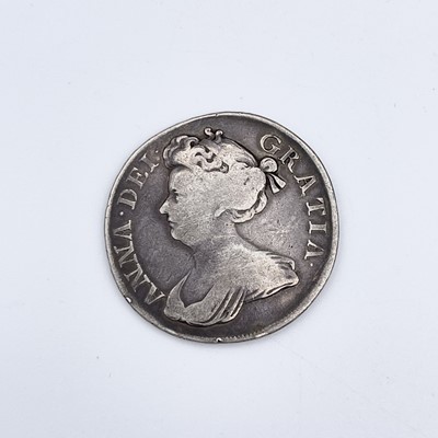 Lot 35D - Great Britain Queen Anne Halfcrown 1713 Plain -...