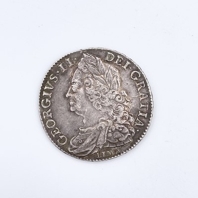 Lot 35E - Great Britain George II Halfcrown 1746 Edge...