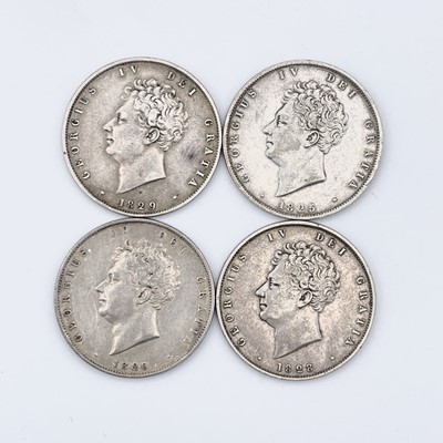 Lot 35J - Great Britain George IV Halfcrown (x4)...