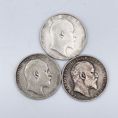 Lot 35V - Great Britain King Edward VII Halfcrowns -...