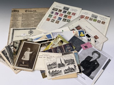 Lot 911 - Margaret Thatcher signed photograph, etc Lot...